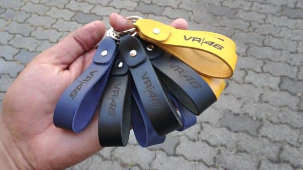 Genuine Leather Keyring- Personalized Custom engraving Keyring